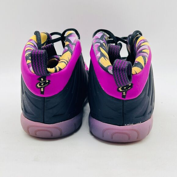 Nike Little Posite One Boys 9C Purple Saturn Black Youth PS Sneakers Shoes - Picture 6 of 11